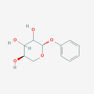 molecular formula C11H14O5 B411965 (2S,5R)-2-phenoxyoxane-3,4,5-triol 