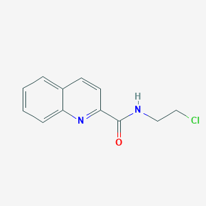 molecular formula C12H11ClN2O B411966 N-(2-chloroethyl)quinoline-2-carboxamide 