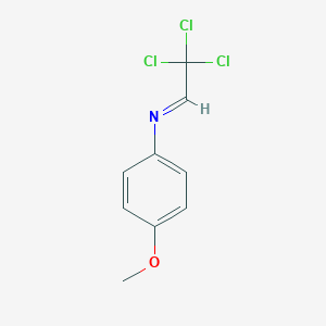 molecular formula C9H8Cl3NO B411967 N-(2,2,2-Trichloroethylidene)-4-methoxyaniline 