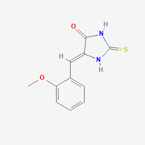 molecular formula C11H10N2O2S B411969 5-(2-Methoxybenzylidene)-2-thioxo-4-imidazolidinone 