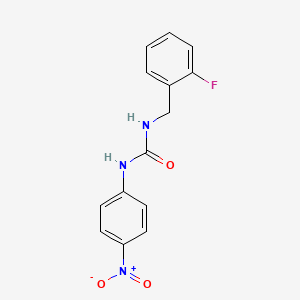 N-(2-fluorobenzyl)-N'-(4-nitrophenyl)urea