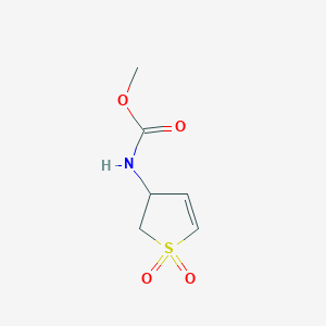molecular formula C6H9NO4S B411972 Methyl 1,1-dioxido-2,3-dihydro-3-thienylcarbamate CAS No. 84703-35-5