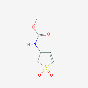 Methyl 1,1-dioxido-2,3-dihydro-3-thienylcarbamate