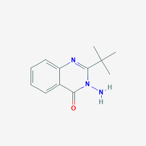 molecular formula C12H15N3O B411973 3-Amino-2-tert-butylquinazolin-4-one CAS No. 132871-77-3
