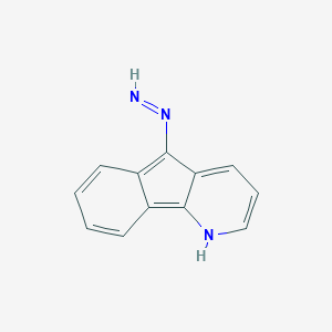 molecular formula C12H9N3 B411981 5H-Indeno[1,2-b]pyridin-5-one, hydrazone CAS No. 72568-67-3
