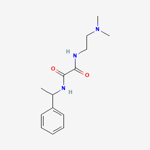 molecular formula C14H21N3O2 B4120166 N-[2-(dimethylamino)ethyl]-N'-(1-phenylethyl)ethanediamide 