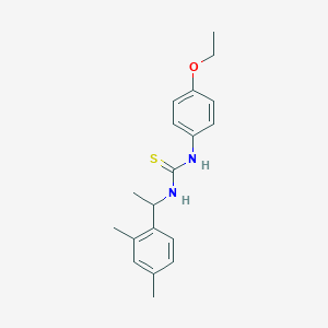 molecular formula C19H24N2OS B4120197 N-[1-(2,4-dimethylphenyl)ethyl]-N'-(4-ethoxyphenyl)thiourea 