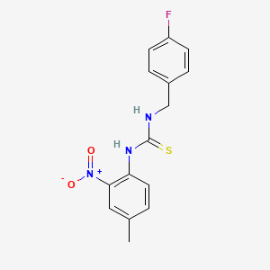 N-(4-fluorobenzyl)-N'-(4-methyl-2-nitrophenyl)thiourea
