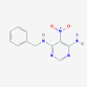 4-Amino-6-(benzylamino)-5-nitropyrimidine