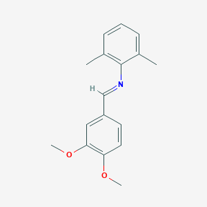 N-(3,4-dimethoxybenzylidene)-N-(2,6-dimethylphenyl)amine