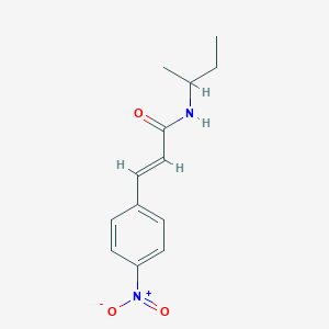 molecular formula C13H16N2O3 B412030 N-(sec-butyl)-3-{4-nitrophenyl}acrylamide 