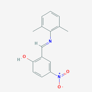 2-{[(2,6-Dimethylphenyl)imino]methyl}-4-nitrophenol