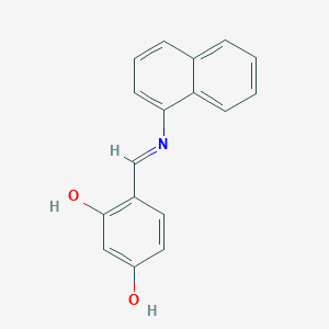 1,3-Benzenediol, 4-[(1-naphthalenylimino)methyl]-