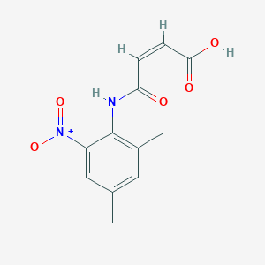 molecular formula C12H12N2O5 B412050 4-{2-Nitro-4,6-dimethylanilino}-4-oxo-2-butenoic acid 