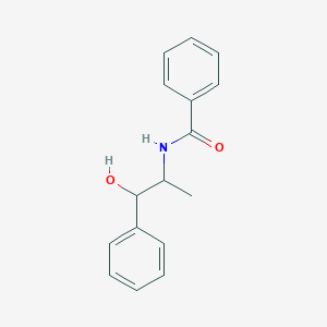 molecular formula C16H17NO2 B412055 N-(1-hydroxy-1-phenylpropan-2-yl)benzamide CAS No. 4380-71-6