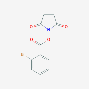 molecular formula C11H8BrNO4 B412059 (2,5-dioxopyrrolidin-1-yl) 2-bromobenzoate 