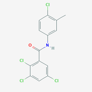 molecular formula C14H9Cl4NO B412060 2,3,5-trichloro-N-(4-chloro-3-methylphenyl)benzamide 