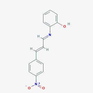 2-[3-(4-Nitro-phenyl)-allylideneamino]-phenol