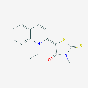 5-(1-ethyl-2(1H)-quinolinylidene)-3-methyl-2-thioxo-1,3-thiazolidin-4-one