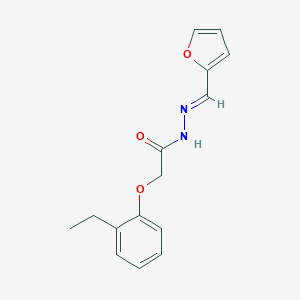 2-(2-ethylphenoxy)-N'-(2-furylmethylene)acetohydrazide