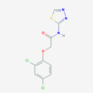 molecular formula C10H7Cl2N3O2S B412068 2-(2,4-dichlorophenoxy)-N-(1,3,4-thiadiazol-2-yl)acetamide 
