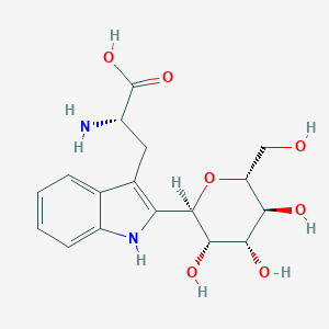 molecular formula C17H22N2O7 B041207 α-C-甘露糖基色氨酸 CAS No. 180509-18-6