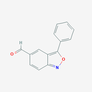 3-Phenyl-2,1-benzoxazole-5-carbaldehyde