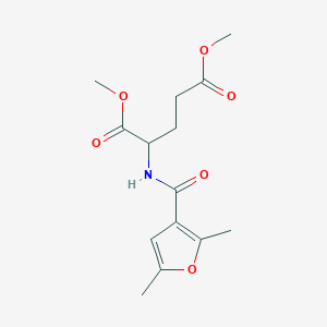 molecular formula C14H19NO6 B4120726 dimethyl N-(2,5-dimethyl-3-furoyl)glutamate 