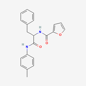 molecular formula C21H20N2O3 B4120743 N-2-furoyl-N-(4-methylphenyl)phenylalaninamide 