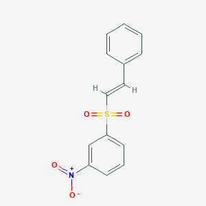 1-Nitro-3-[(2-phenylvinyl)sulfonyl]benzene