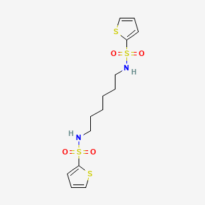 N,N'-1,6-hexanediyldi(2-thiophenesulfonamide)