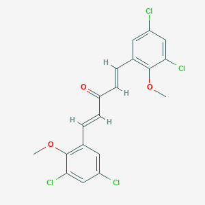 1,5-Bis(3,5-dichloro-2-methoxyphenyl)-1,4-pentadien-3-one