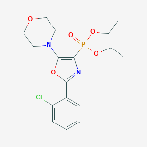 Diethyl 2-(2-chlorophenyl)-5-(4-morpholinyl)-1,3-oxazol-4-ylphosphonate