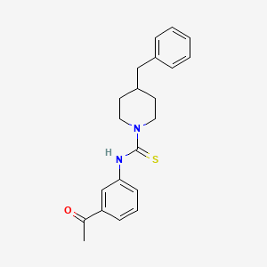 N-(3-acetylphenyl)-4-benzylpiperidine-1-carbothioamide