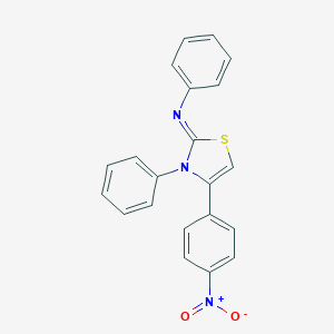 4-(4-nitrophenyl)-N,3-diphenyl-1,3-thiazol-2-imine