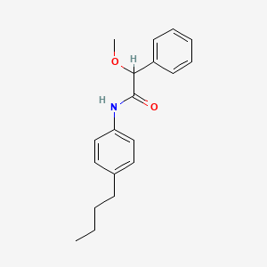 molecular formula C19H23NO2 B4121118 N-(4-butylphenyl)-2-methoxy-2-phenylacetamide 