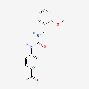 N-(4-acetylphenyl)-N'-(2-methoxybenzyl)urea