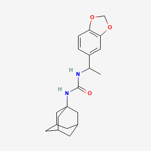 N-(1-ADAMANTYL)-N'-[1-(1,3-BENZODIOXOL-5-YL)ETHYL]UREA