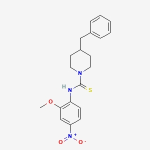 4-benzyl-N-(2-methoxy-4-nitrophenyl)piperidine-1-carbothioamide