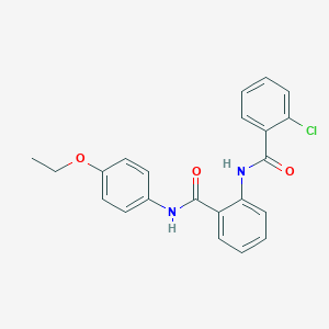 2-[(2-chlorobenzoyl)amino]-N-(4-ethoxyphenyl)benzamide