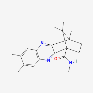 N,4,7,8,11,11-hexamethyl-3,4-dihydro-1,4-methanophenazine-1(2H)-carboxamide