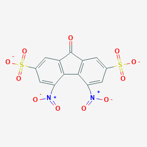 molecular formula C13H4N2O11S2-2 B412134 4,5-dinitro-9-oxo-9H-fluorene-2,7-disulfonate 