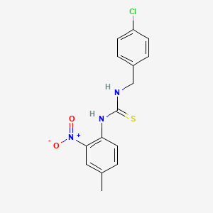 N-(4-chlorobenzyl)-N'-(4-methyl-2-nitrophenyl)thiourea