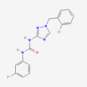 N-[1-(2-chlorobenzyl)-1H-1,2,4-triazol-3-yl]-N'-(3-fluorophenyl)urea