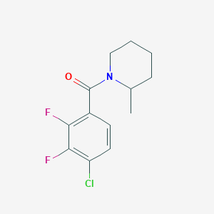 (4-Chloro-2,3-difluorophenyl)-(2-methylpiperidin-1-yl)methanone