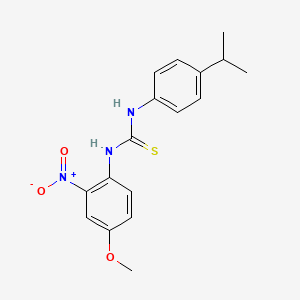 N-(4-isopropylphenyl)-N'-(4-methoxy-2-nitrophenyl)thiourea