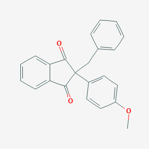 molecular formula C23H18O3 B412178 2-Benzyl-2-(4-methoxyphenyl)-1H-indene-1,3(2H)-dione CAS No. 304872-39-7