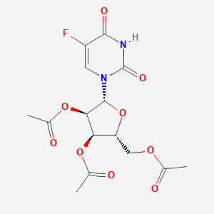 4-(acetyloxy)-2-[(acetyloxy)methyl]-5-(5-fluoro-2,4-dioxo-3,4-dihydro-1(2H)-pyrimidinyl)tetrahydro-3-furanyl acetate