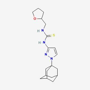 N-[1-(1-ADAMANTYL)-1H-PYRAZOL-3-YL]-N'-TETRAHYDRO-2-FURANYLMETHYLTHIOUREA