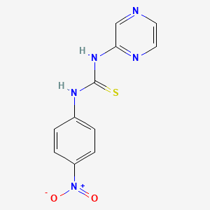 1-(4-Nitrophenyl)-3-pyrazin-2-ylthiourea